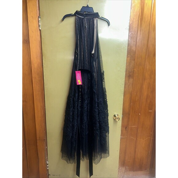 Women’s Alex Marie Sleeveless Black Prom/Formal Dress, Floral Detail, Sz 16W NWT - Picture 7 of 10